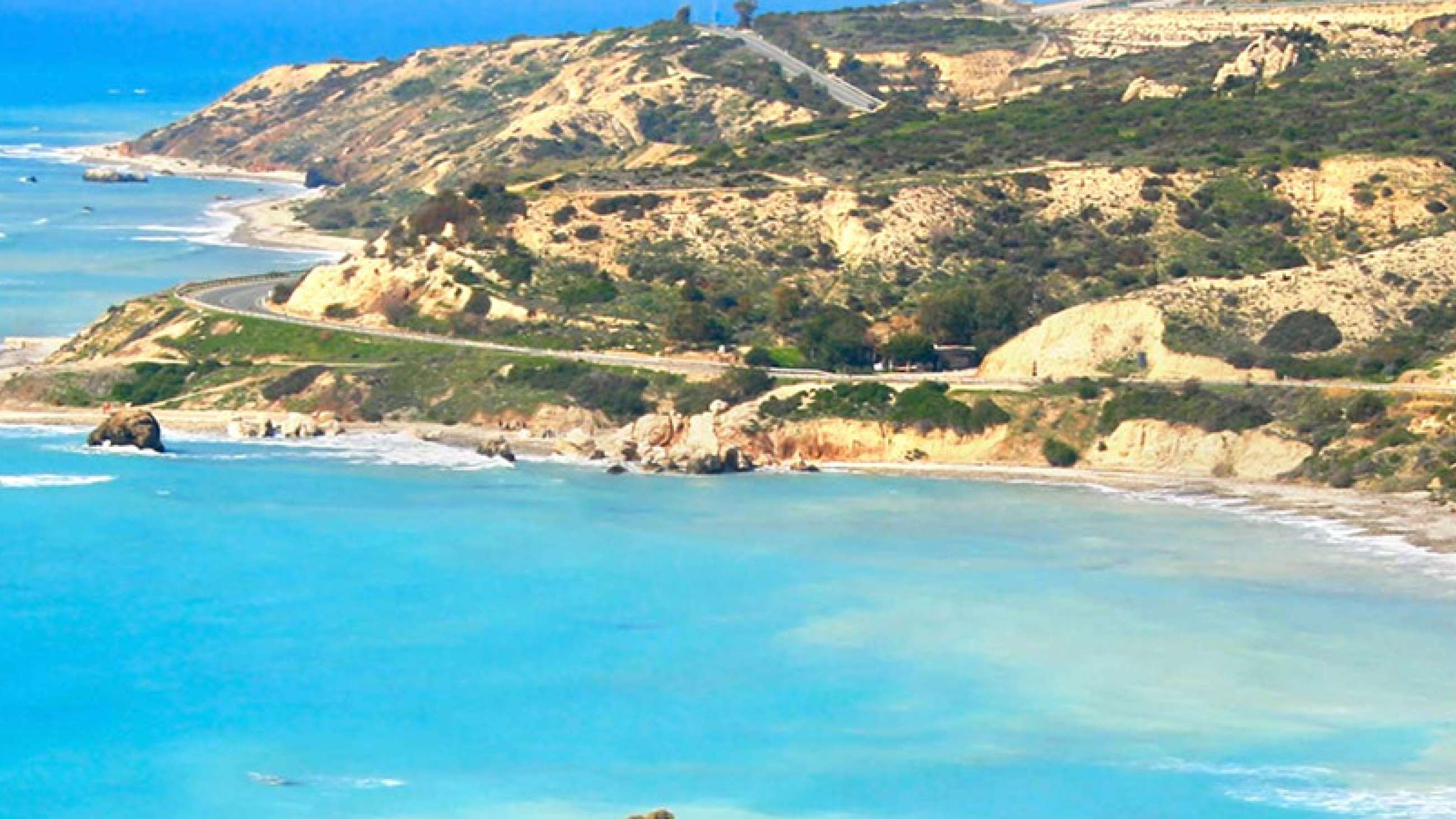 A coastline in Cyprus