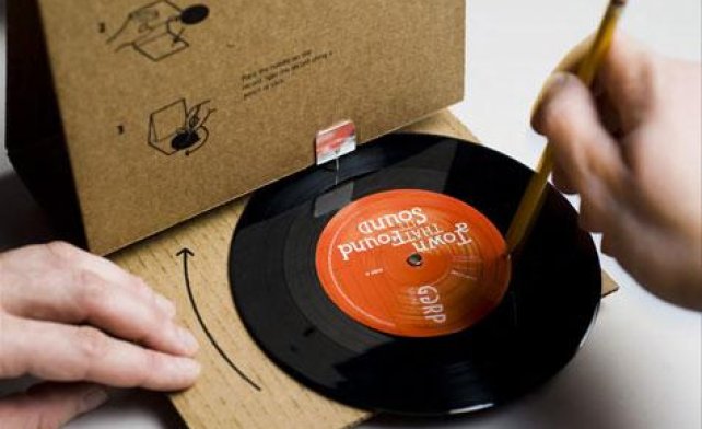 Cardboard Record Player