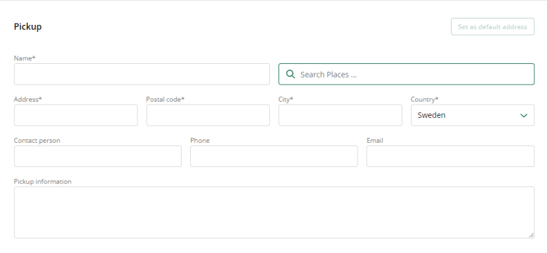 Illustration of how to order a pickup at what address