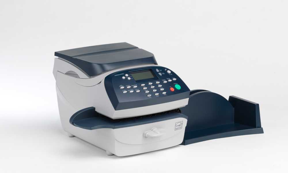 A franking machine