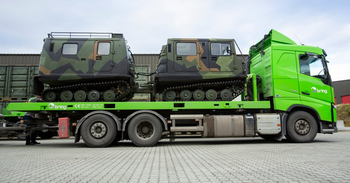 Fra brev til beltevogner for Forsvaret - bring.no