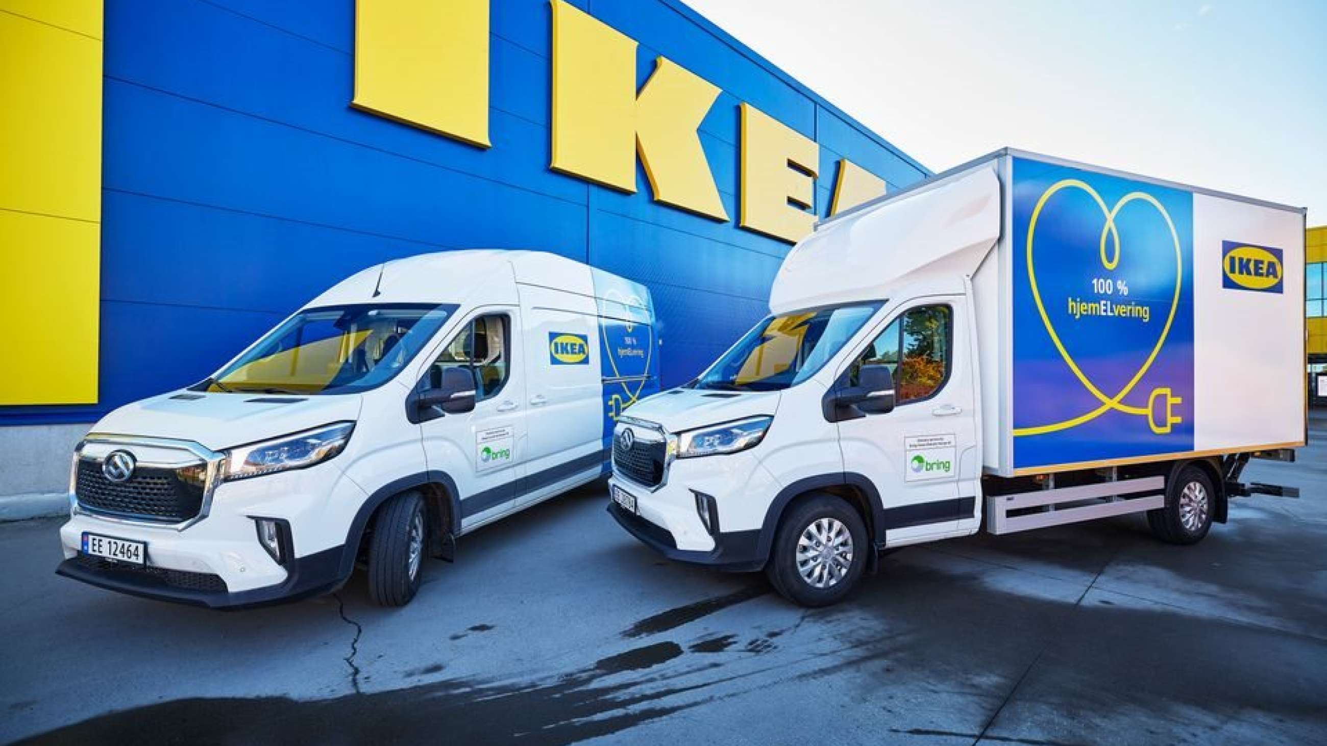 To av IKEA sine elektriske kjøretøy fra Bring