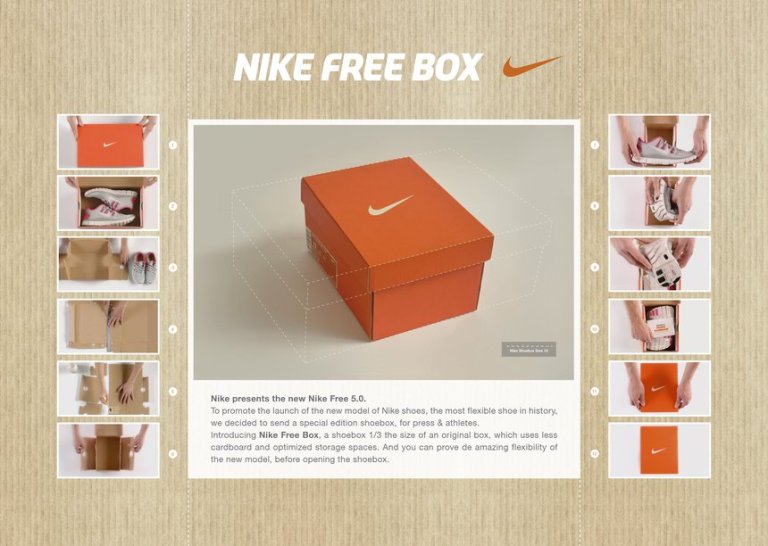 nike free box