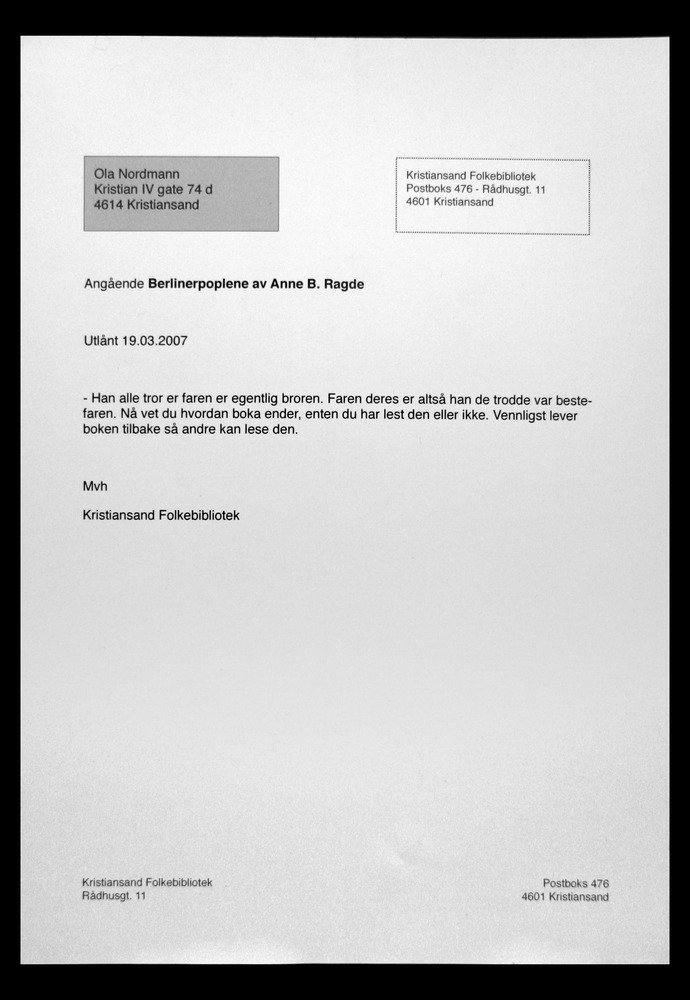 kristiansand folkebibliotek DM 2