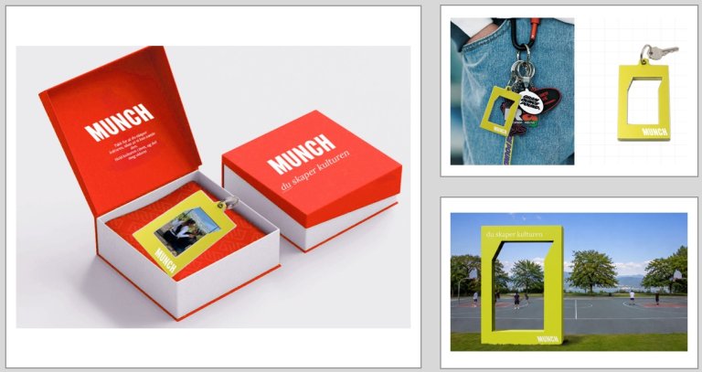 Visualisering av kampanjen med nøkkelring. Viser DM og boards.