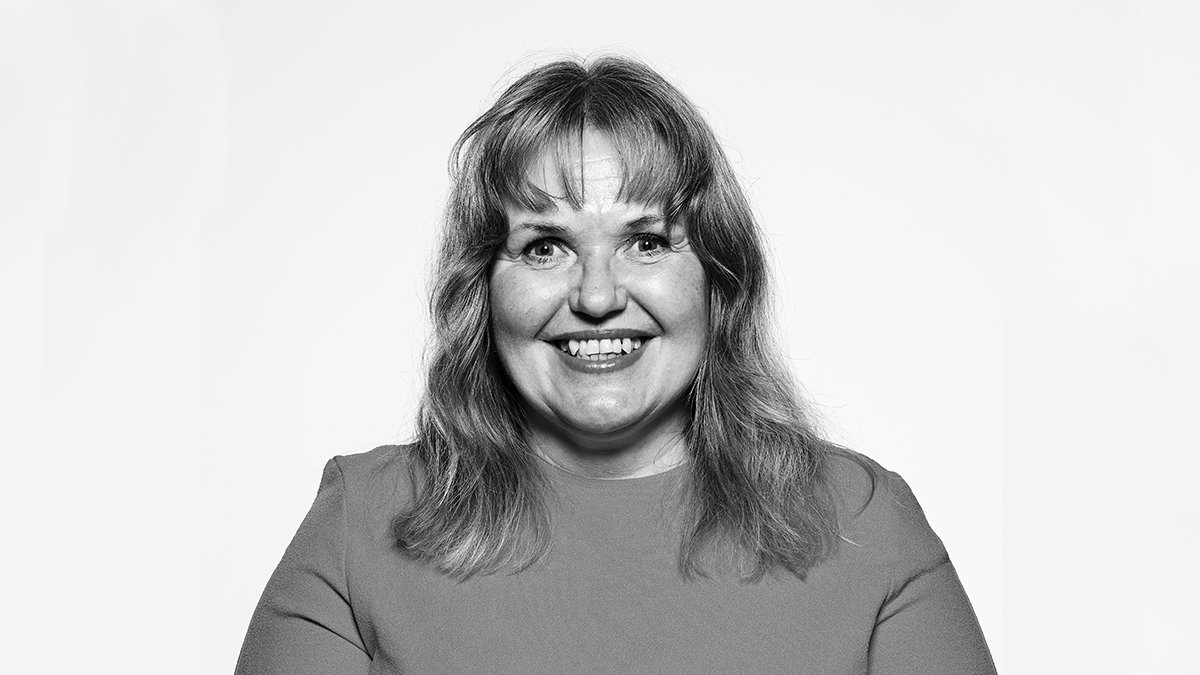 sort-hvitt bilde av Kjersti Pedersen