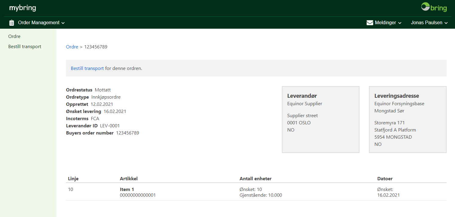 PO overview NO