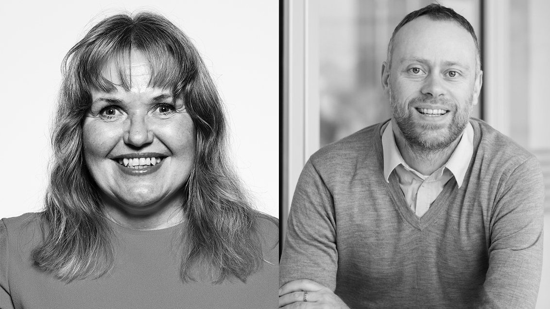 kjersti pedersen til venstre og knut erik rekdal til høyre