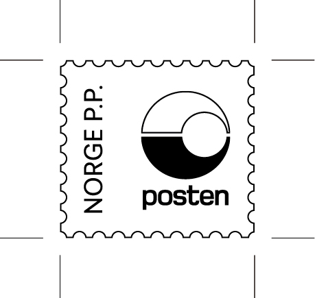 Frankopåtrykk Sort Bokmål 2020